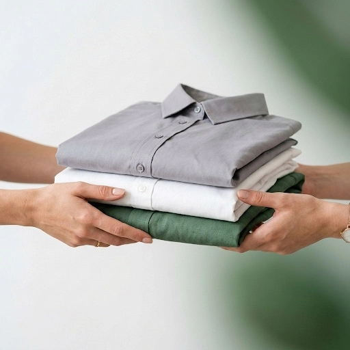 Neatly folded shirts — CleoPrime laundry service